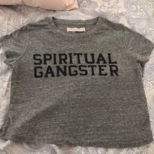 Like new Spiritual Gangster crop top!